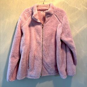 Super Soft Pink Jacket in Plus Size 2X Adrienne Vittadini